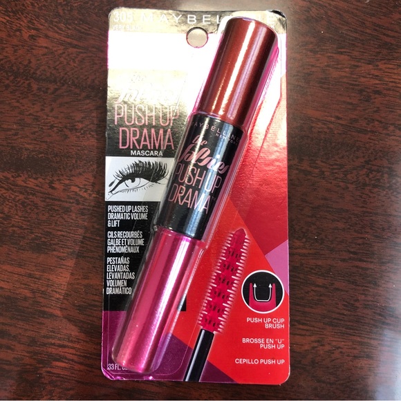 New Maybelline New York The Falsies Push Up Drama Mascara #305 Very Black - Picture 1 of 3